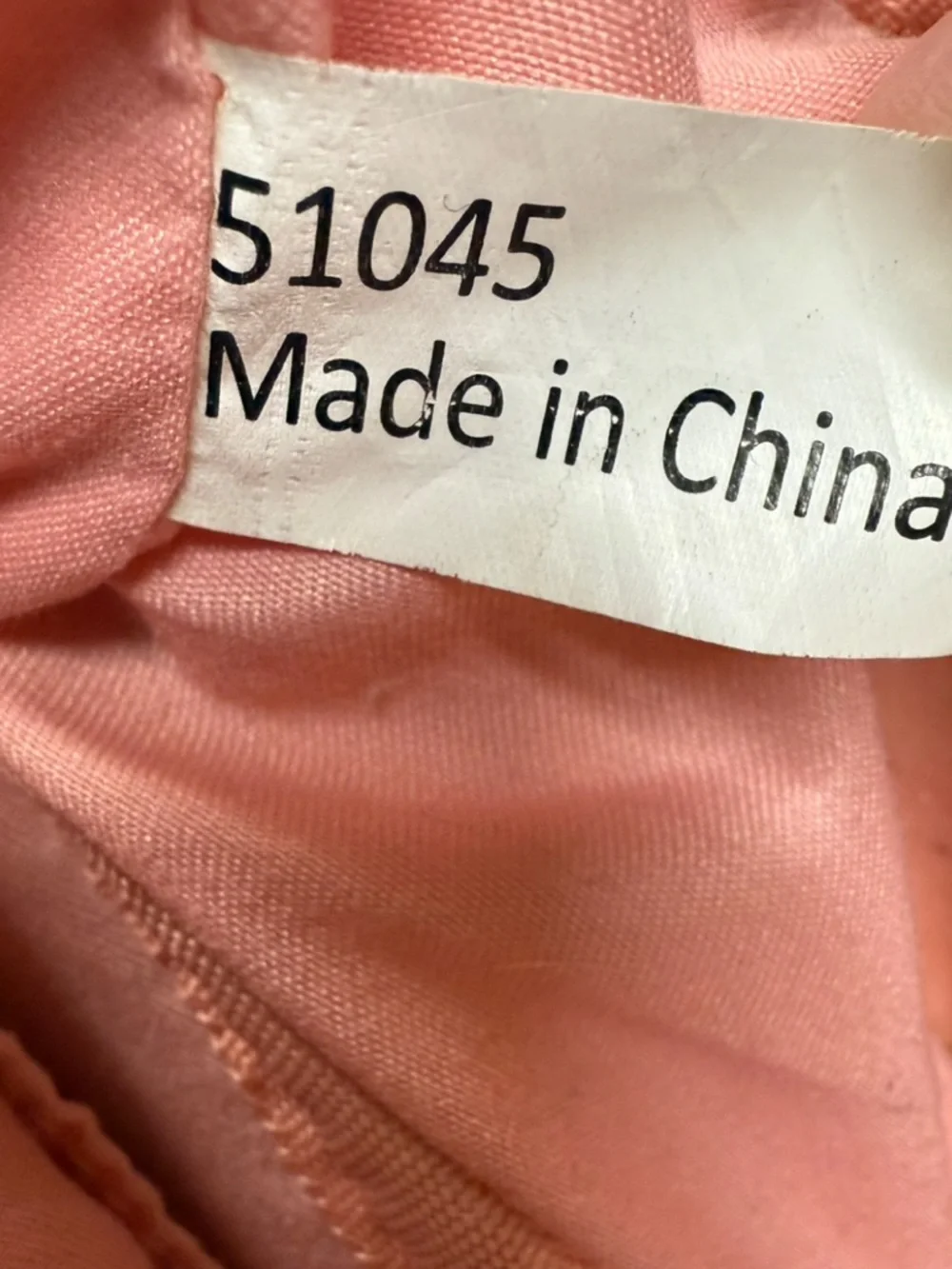 Soft Blush Pink Lined Bag Interior - Picture 6 of 8